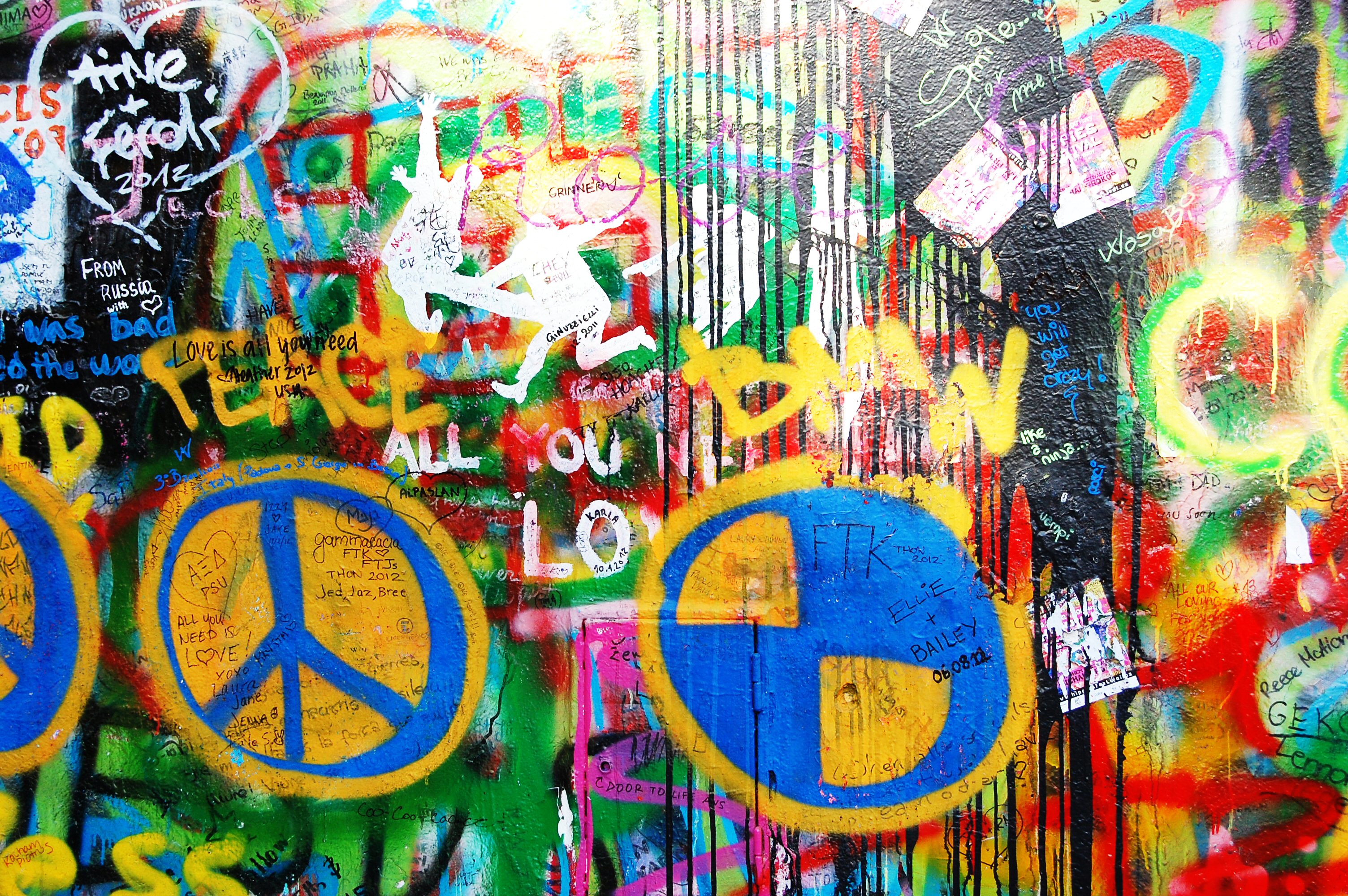 Monday Memories: The Lennon Wall, Prague - And She Travels